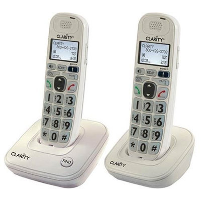 Clarity D702 + (1) D702HS D702 Amplified Low Vision Cordless Phone