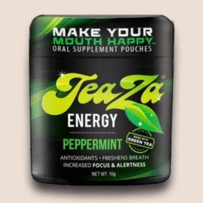 Peppermint Tower Teaza Energy Peppermint Herbal Pouch Tower (10 Fliptops)