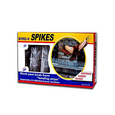 Bird-X Inc Plastic Bird Spikes Kit with Glue