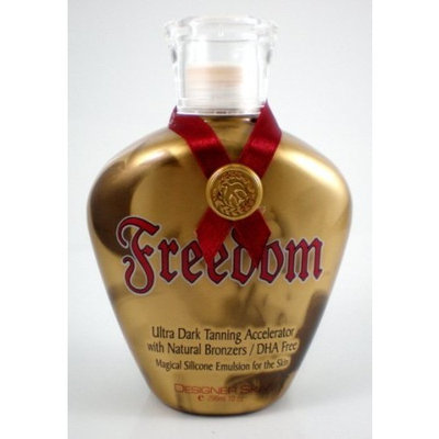 Designer Skin Freedom Tanning Lotion Accelerator Natural Bronzer Tan Lotion 10 oz.
