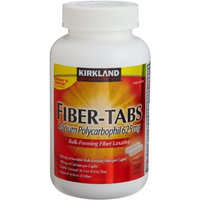Kirkland Signature Fiber-Tabs Calcium Polycarbophil 625 MG, 360-Caplets