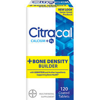 Citrical Citracal Multimineral Plus Bone Density Builder Supplement - 120ct