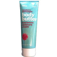 Bliss Champagne Body Butter Maximum Moisture Cream, Raspberry, 6.7 Fluid Ounce