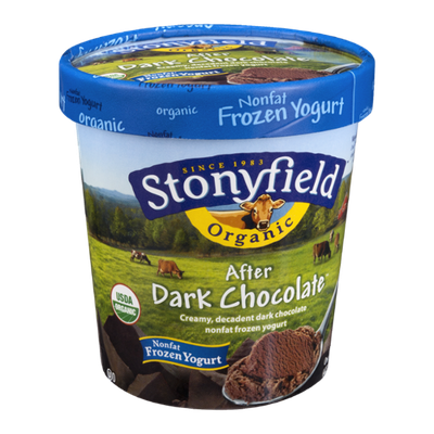 Stonyfield Organic After Dark Chocolate Nonfat Frozen Yogurt