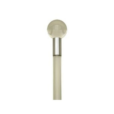 Harvy Canes Ball Knob Cane White Lucite Shaft, White Lucite Handle -Affordable Gift! Item #DHAR-9141300