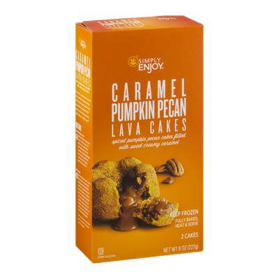 Simply Enjoy Caramel Pumpkin Pecan Lava Cakes - 2 CT
