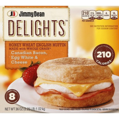 Jimmy Dean Delights Canadian Bacon, Egg White & Cheese English Muffin