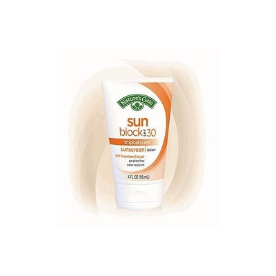 NATURE'S GATE, Sun Block Lotion SPF30 - 4 oz