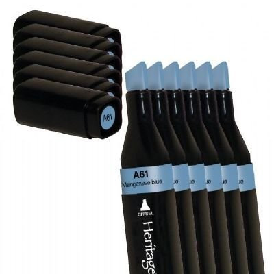 Heritage A-Line Alcohol Marker Manganese Blue 6/Box