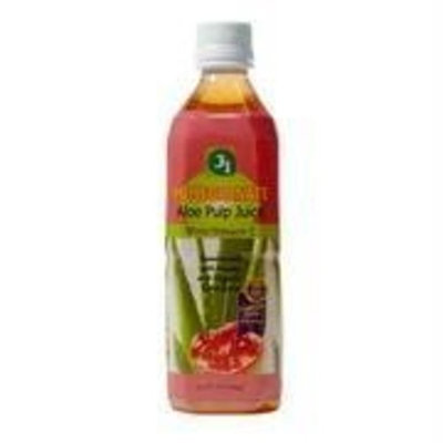 J1 Jayone Aloe Pulp Juice with Vitamin C Pomegranate -- 16.9 fl oz