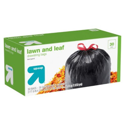 up & up Lawn and Leaf Drawstring Bags 39 gal 30 ct