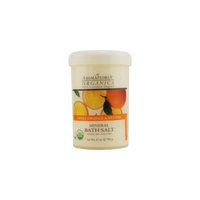 ORGANICS by Aromafloria: SWEET ORANGE & VETIVER MINERAL BATH SALT 27 OZ