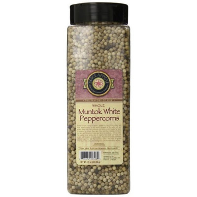 Spice Appeal Muntok White Peppercorns Whole, 22-Ounce Jar