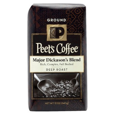 Peet's Coffee Major Dickason's Blend Deep Roast Ground Coffee 12 oz