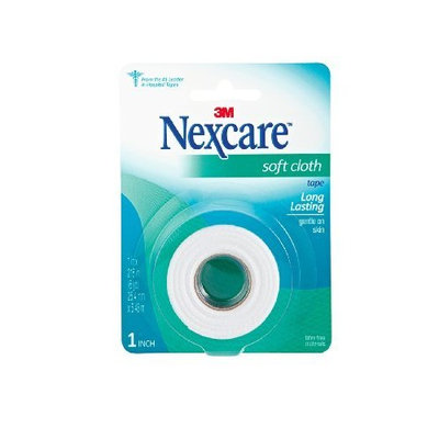 Nexcare Soft Cloth First Aid Tape, 1 Inch X 6 Yards (Pack of 2)