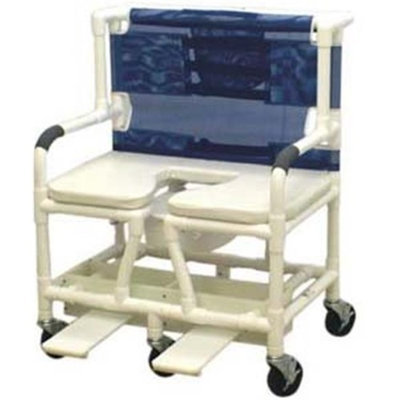 MJM International SSDE-26-BAR Deluxe elongated open front soft seat