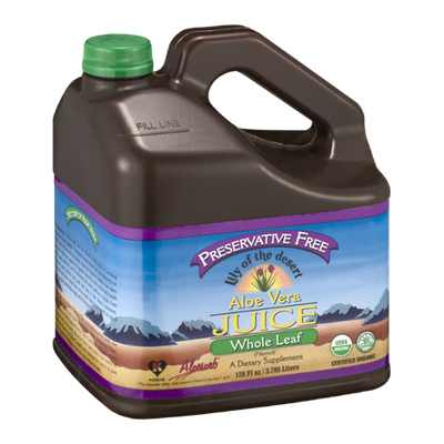 Lily Of the Desert Preservative Free Aloe Vera Juice Whole Leaf Dietary Supplement