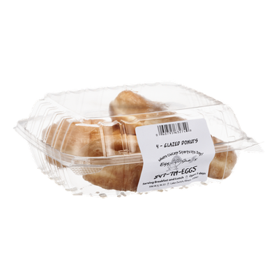Egg Shells Glazed Donuts - 4 CT