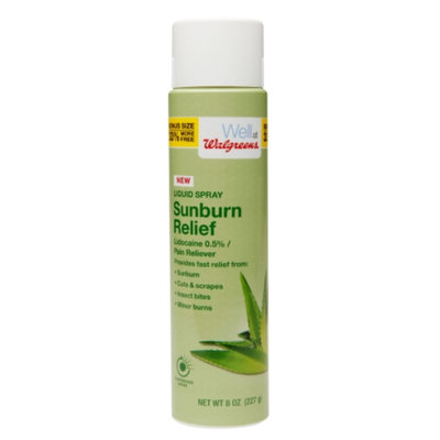 Walgreens Sunburn Relief Liquid Spray