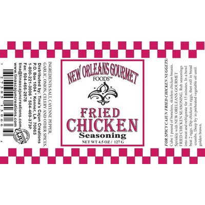 New Orleans Gourmet Cajun Fried Chicken Seasoning