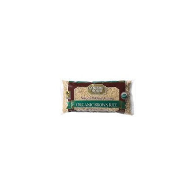 Gourmet House - 100% Organic Long Grain Brown Rice - 14oz bag