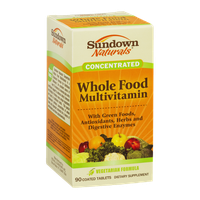 Sundown Naturals Concentrated Whole Food Multivitamin Coated Tablets - 90 CT