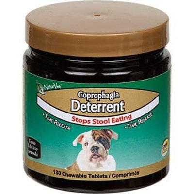 NATURVET 978244 Coprophagia Deter Tab for Pets, 130-Count