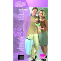 Mediven Assure, Closed Toe, 20-30mmHg, Knee High Compression Stocking, Small, Black