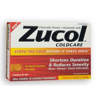 Zucol Cold Care - Orange CrΦme Zucol Coldcare - Orange CrΦme, 18 Rapid-dissolve Lozenges, .13 ounces Boxes (Pack of 6)