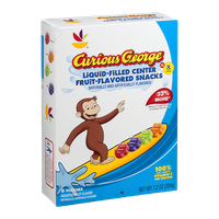 Ahold Curious George Liquid-Filled Center Fruit-Flavored Snacks - 6 CT