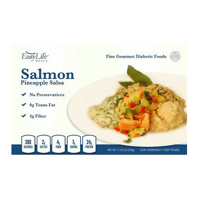 EasyLife Diabetic Meals Salmon with Pineapple Salsa