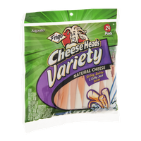 Frigo Cheese Heads String Cheese Variety Pack - 24 CT
