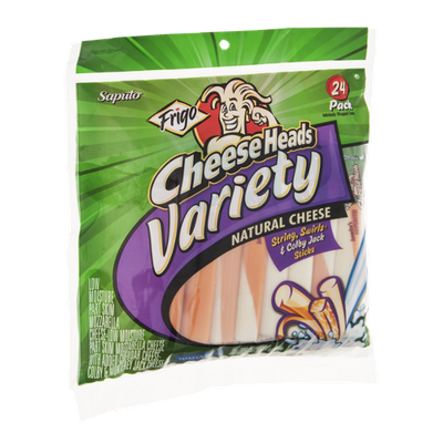 Frigo Cheese Heads String Cheese Variety Pack - 24 CT