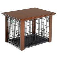 Midwest Homes For Pets Midwest Classic Collection Heritage Series Hardwood Pet Enclosure for 24-Inch Wire Crates
