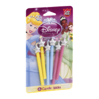 Cake Mate Disney Princess Candle Sticks - 6 CT