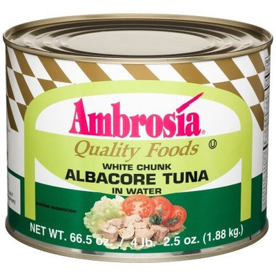 Ambrosia White Chunk Albacore Tuna In Water, 66.5-Ounce Can