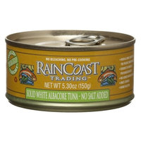 Rain Coast Tuna Solid Whitealbacore No Salt Added, 5.3-Ounce Units (Pack of 6)