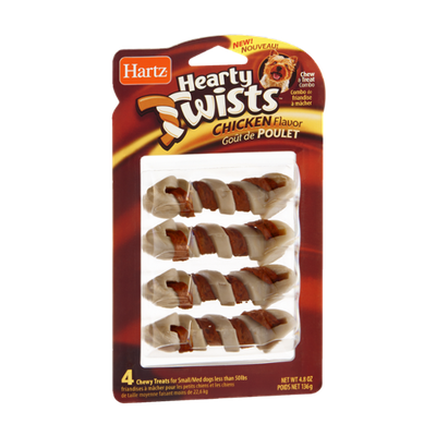 Hartz Twists Chew & Treat Combo Chicken - 4 CT