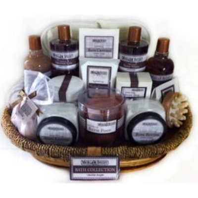 Morgan Avery Bain D'Esprit Bath Collection Gift Basket, Vanilla Sugar