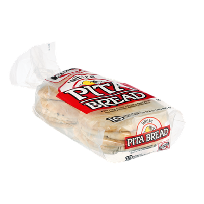 Super G White Pita Bread Pockets - 10 CT