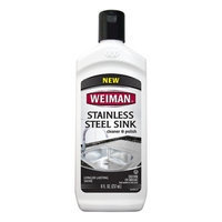 Weiman Stainless Steel Sink Cleaner & Polish, 8 fl oz