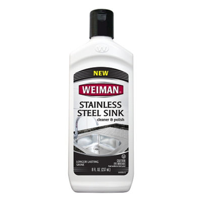 Weiman Stainless Steel Sink Cleaner & Polish, 8 fl oz