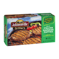 Johnsonville Grillers Italian Sausage Patties Mild - 6 CT