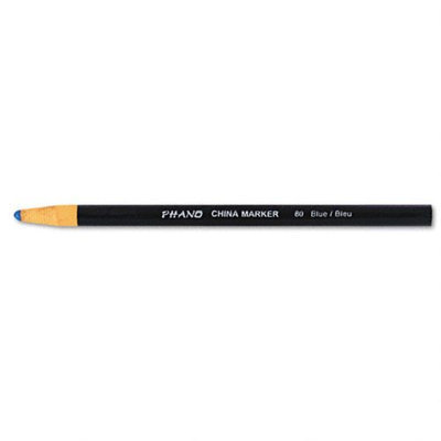 Dixon Ticonderoga Co. Dixon China Marker, Blue, Dozen, DZ - DIX00080