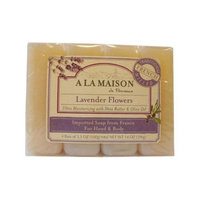 A La Maison 1015718 Bar Soap Lavender Flower Value 4 Pack