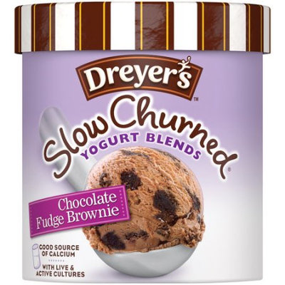 Edy's Slow Churned Yogurt Blends Chocolate Fudge Brownie