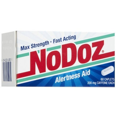 No Doz No-Doz Max Strength Fast Acting Alertness Aid, 60 Caplets