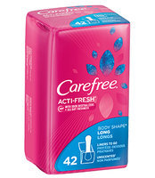 Carefree Acti-Fresh Long Liners, Unscented