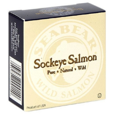 SeaBear Fancy Canned Sockeye Salmon, 3.75-Ounce Units (Pack of 4)