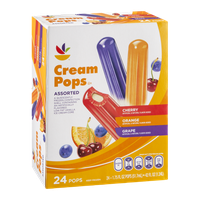 Ahold Cream Pops Assorted - 24 CT
